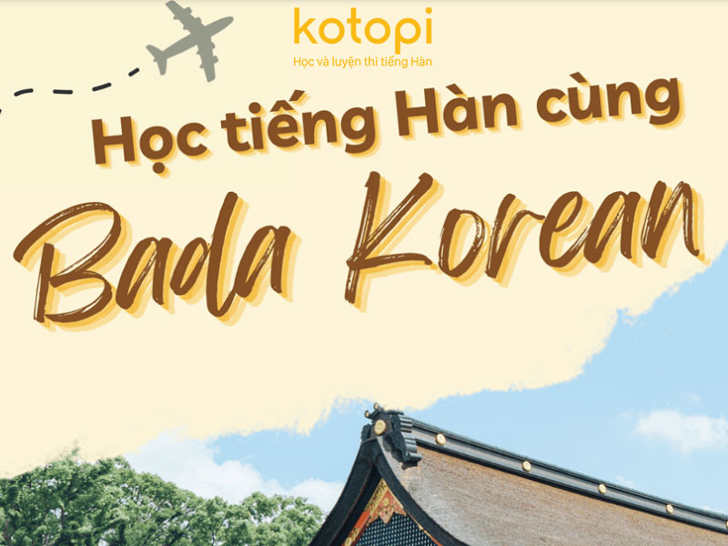 Học tiếng Hàn Online cùng với Bada Korean