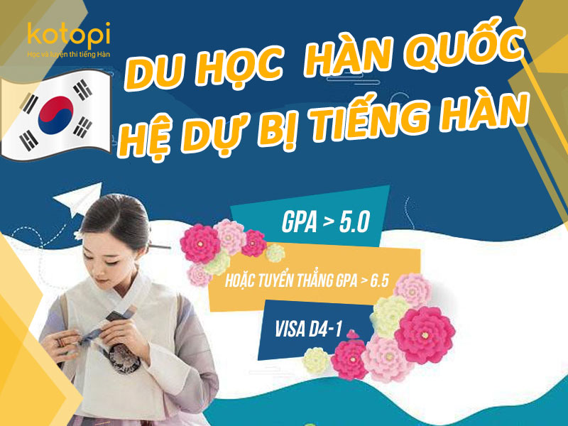 Du học Hàn Quốc hệ dự bị tiếng Hàn