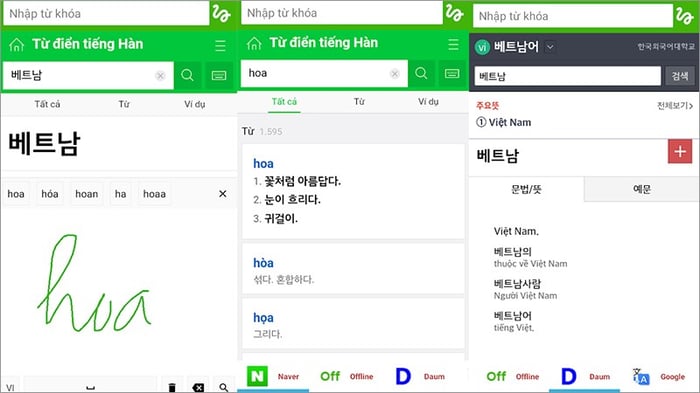 từ điển hàn việt offline cho pc